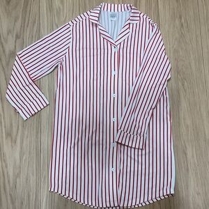 Hanna Andersson Red and White Striped Pajama Top
